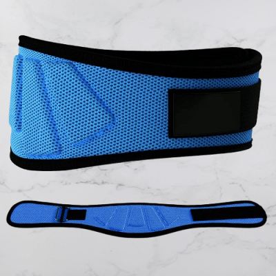 Ceinture pour la musculation - FitnessWaistBelts™ - Bleu - Royaume du fitness