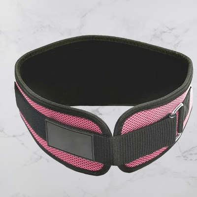 Ceinture pour la musculation - FitnessWaistBelts™ - Rose - Royaume du fitness
