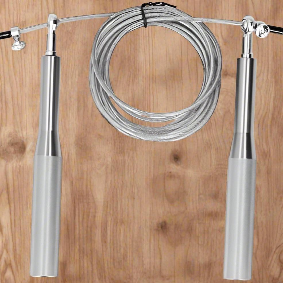 Corde à Sauter - JumpRopeCrossfit™ - Argent - Royaume du fitness