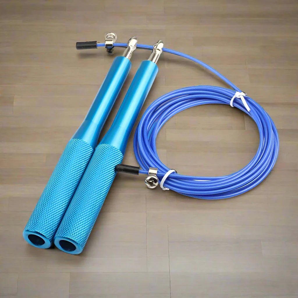 Corde à Sauter - JumpRopeCrossfit™ - Bleu - Royaume du fitness