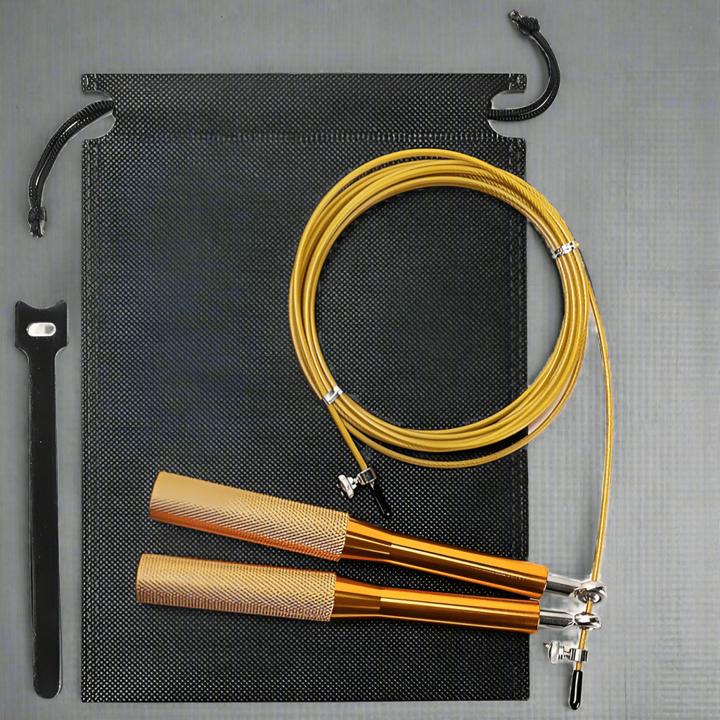 Corde à Sauter - JumpRopeCrossfit™ - Or - Royaume du fitness