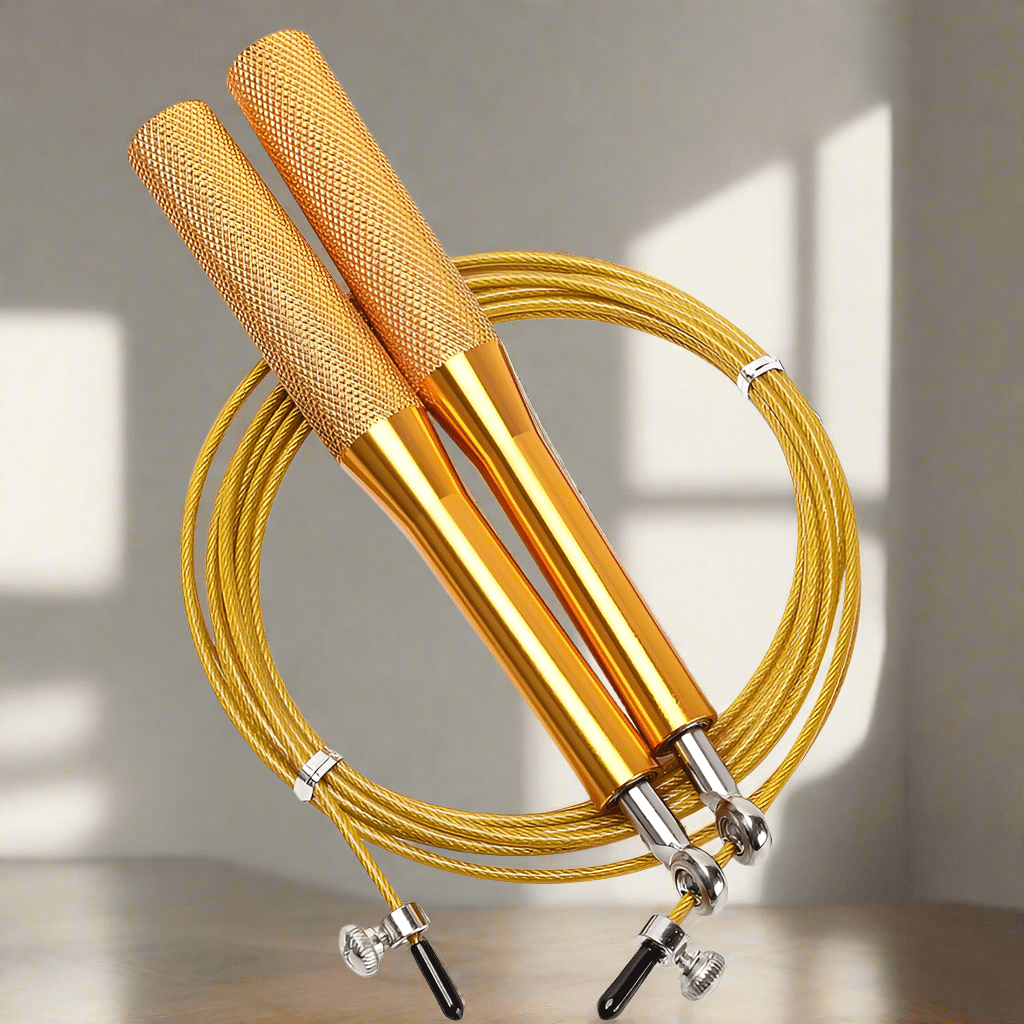 Corde à Sauter - JumpRopeCrossfit™ - Or - Royaume du fitness