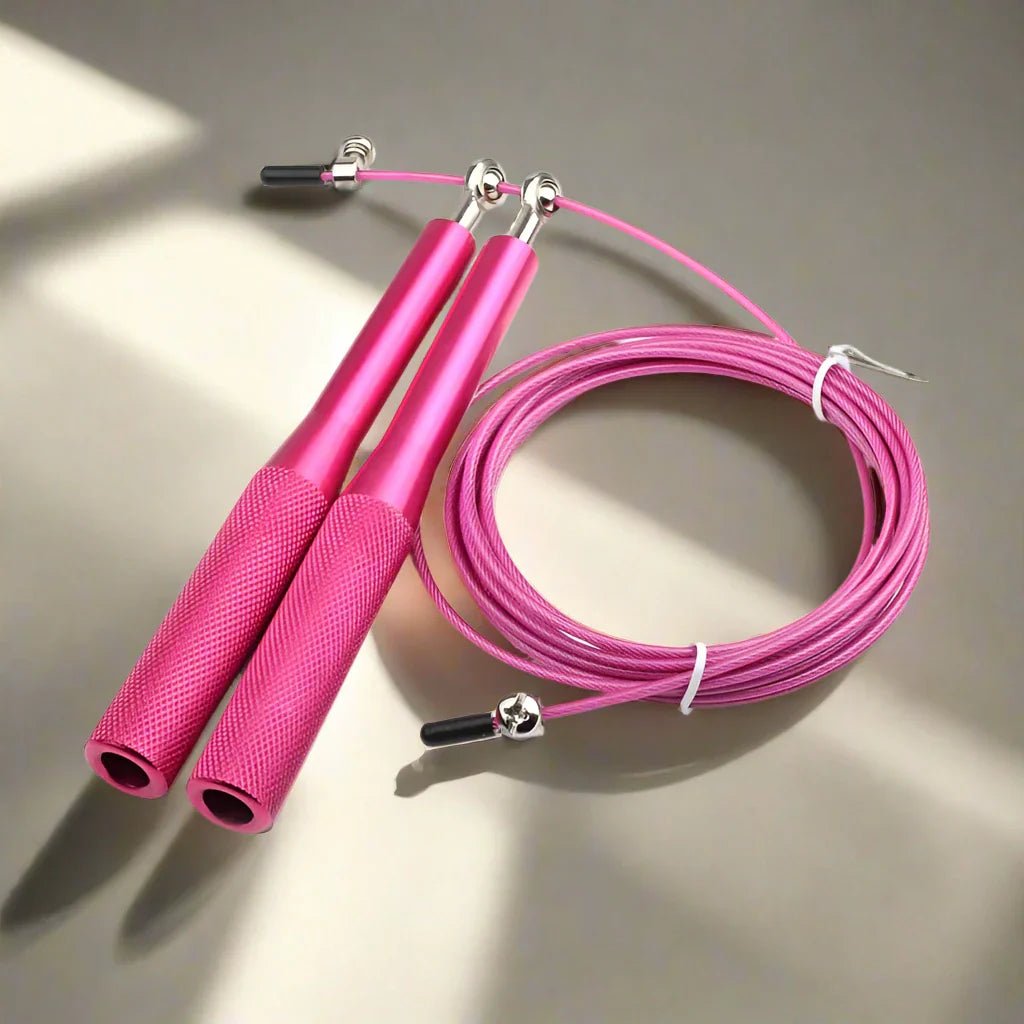 Corde à Sauter - JumpRopeCrossfit™ - Rose - Royaume du fitness