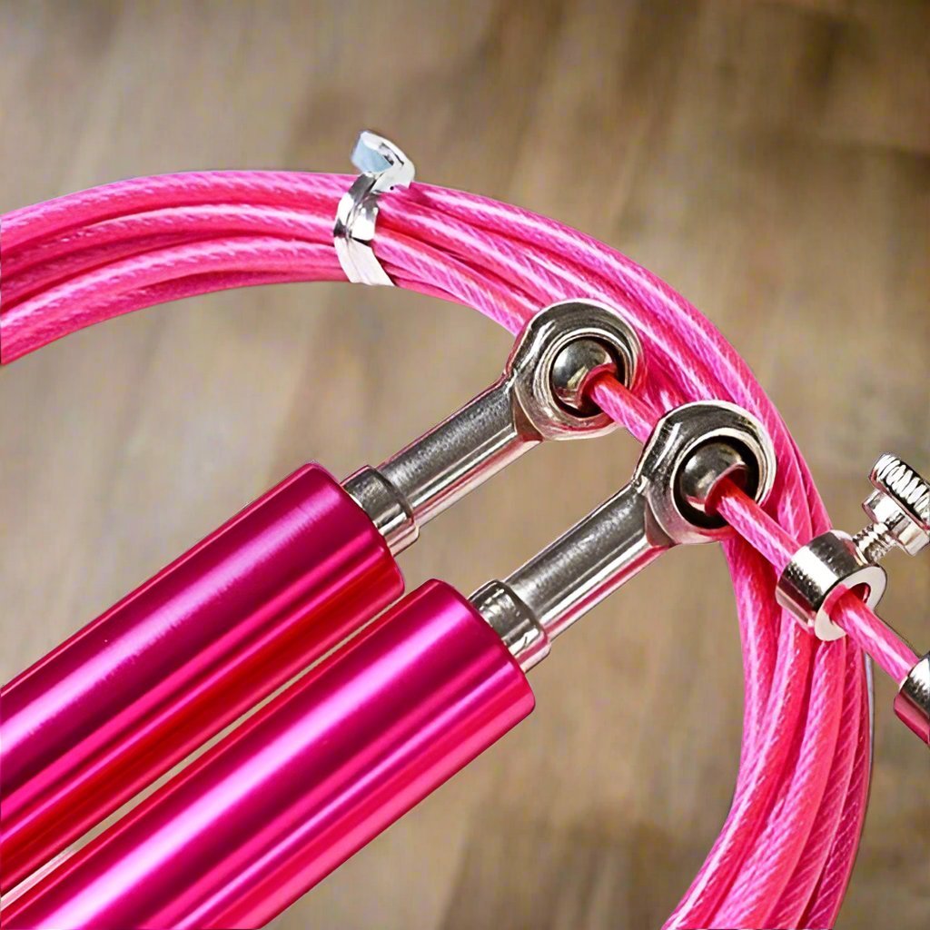 Corde à Sauter - JumpRopeCrossfit™ - Rose - Royaume du fitness